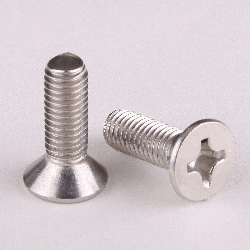 30PCS 304 Stainless Steel Countersunk Head Phillips Screws / Phillips